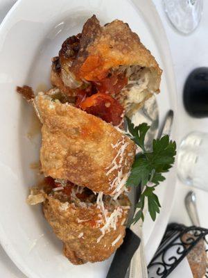 Meatball egg roll