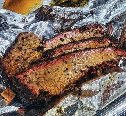 Third's BBQ Smoked Brisket! Checkout that smoke ring!