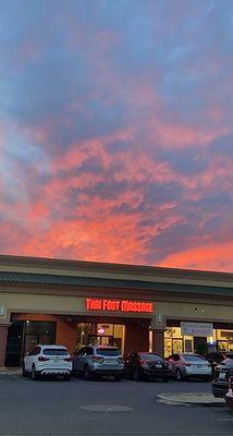 Didn't visit inside, but the sunset was too pretty not to share :P