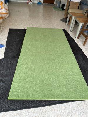 Area rug carpet cleaning