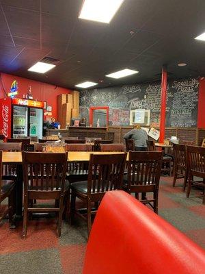 The interior of Tonys