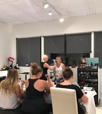 We offer makeup classes!