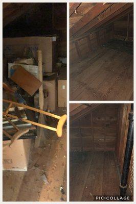 Clutter free means stress free! Before and after.