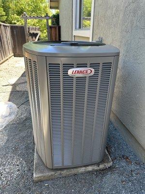 Lennox EL18XPV heat pump installation in Walnut Creek