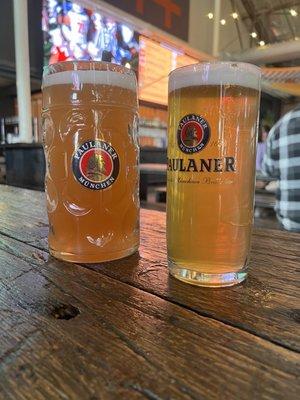 Ayinger and brauweisse