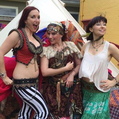 Gypsy Tent on the deck, by EscapeThePavement Girls!