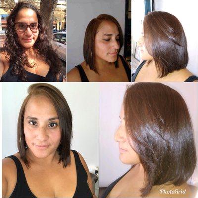 Long to short hair #newcolor #august2018