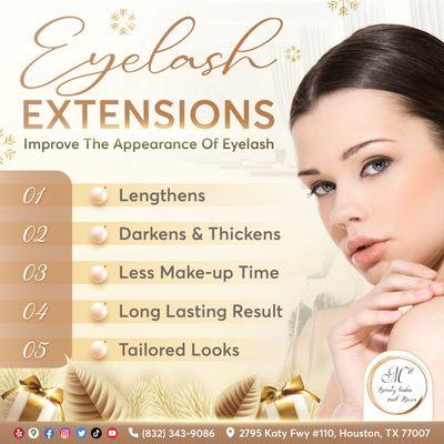 Ready to wake up with stunning lashes every day? Our eyelash extensions are the secret to eyes that wow! 

 Why choose our eyelash e