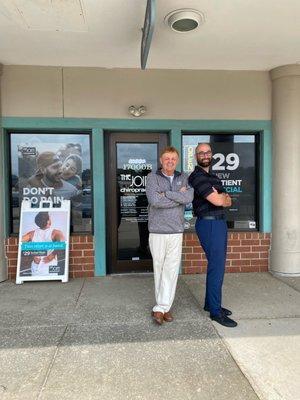 Dr. Bob and Dr. Josh at our Brookfield clinic!