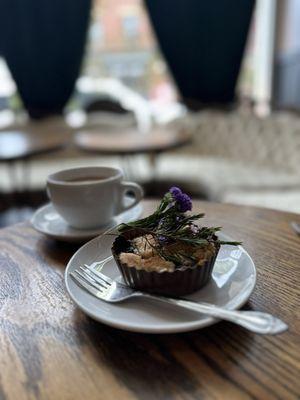 Vegan blueberry cobbler