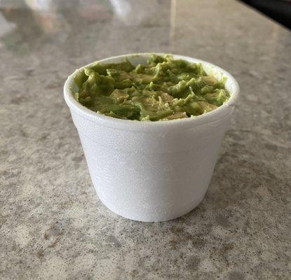 4 oz guacamole for &6.95