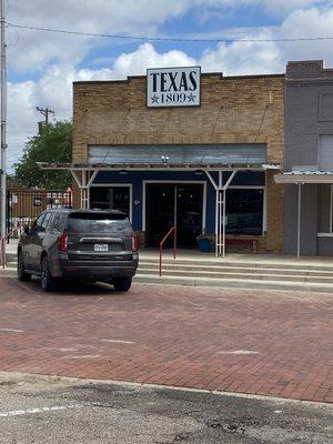 Front of building