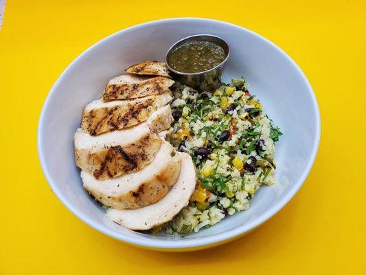 Chicken Fajita Cauli-Rice Bowl