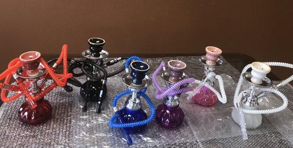 Hookahs 1 and 2 hose $ 12.00 and  $ 16.00