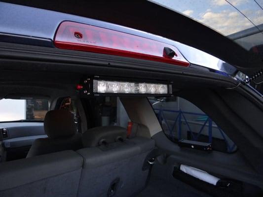 Rear interior emergency lights in Jeep