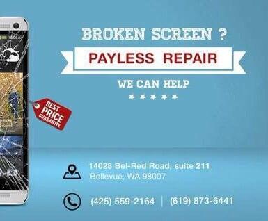 Broken screen repair