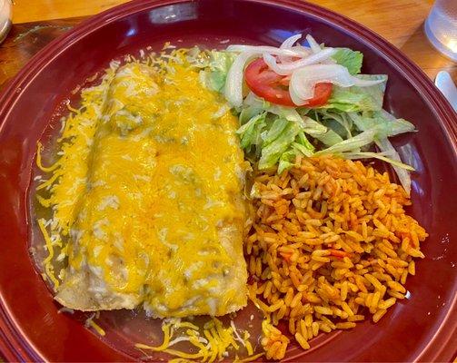 Chicken enchiladas