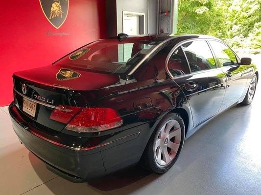 2006 bmw 7 series!!! Getting a full service and 6 months paint protection Sealant!!!