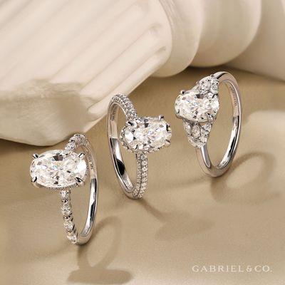 Hidden Halo Engagement Rings