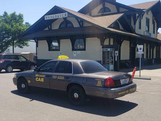 Vancouver Cab at Amtrak