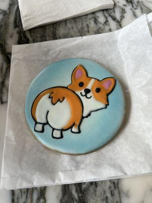 Corgi Butt Cookie