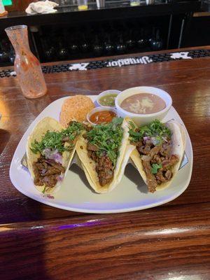 Carne asada tacos