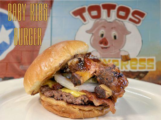 Have you tried our new Baby Ribs Burger?