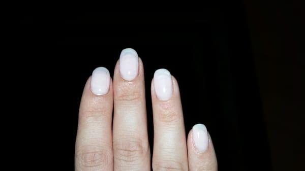 Cindy is the best! Gel manicure over my nails