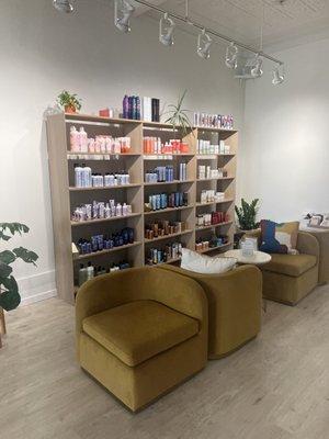 Lounge and product display