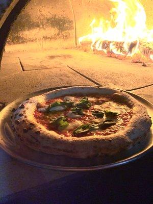 Margarita Pie coming out of the oven