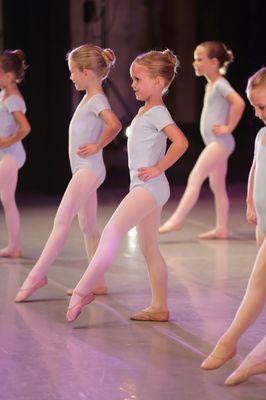 Pre- Ballet classes at Ballet Center's recital