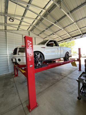 Getting a Wheel Alignment done!!