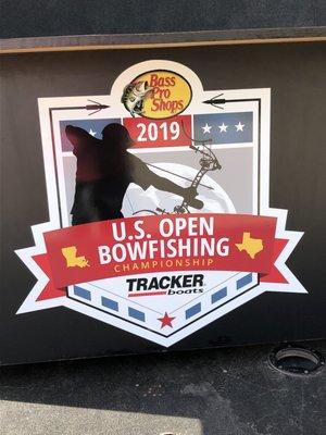 4/5/19. Friday afternoon. The 2019 U.S. Open Bowfishing Championship is here this weekend!