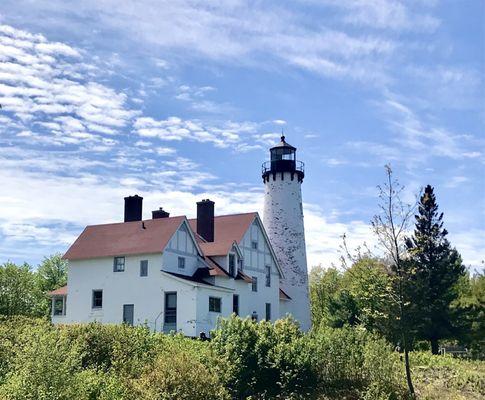 Lighthouse view from the beach trail!