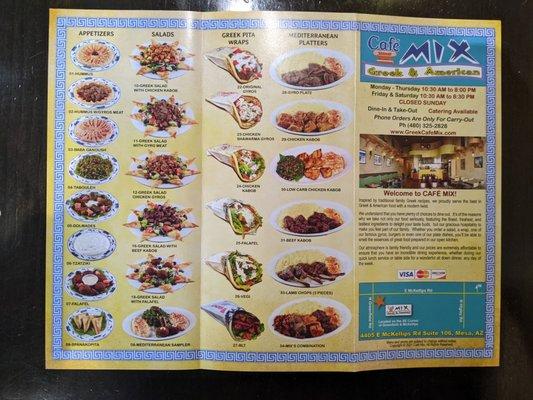 To go menu front