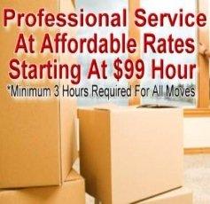 Professional San Jose Movers - 2 Movers & Truck Only $99hr Local Movers San Jose Ca