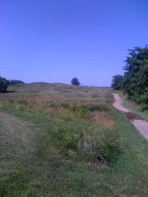 8th hole from the tee.