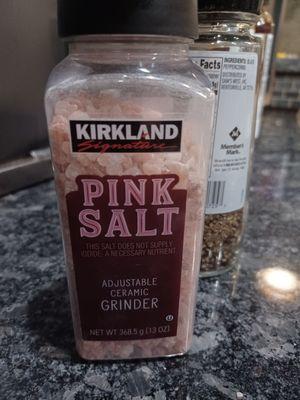 High class pink salt