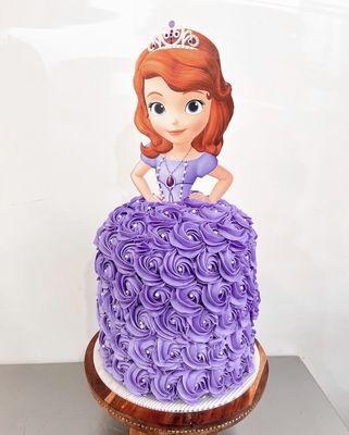 Sophia custom cake