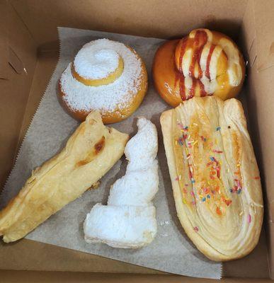 My box of Puerto Rican pastries