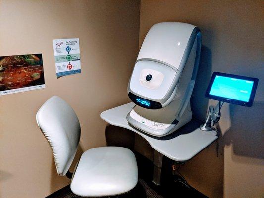 Optos Retinal Photo- NO Dilation for most routine exams!!