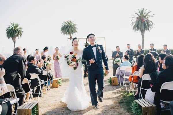 Treasure Island Chapel Lawn ceremony