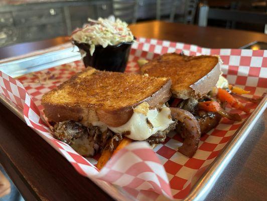 Philly Cheesteak Grilled Cheese