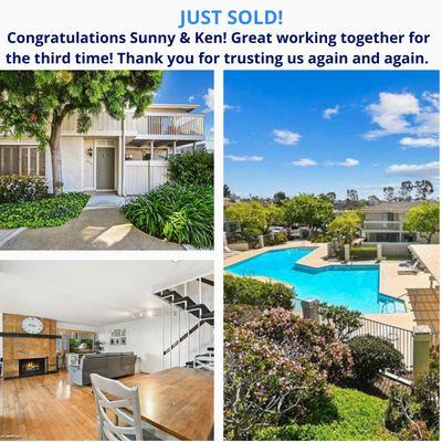 SOLD! Congratulations Sunny & Ken. Thank you for your trust in us.