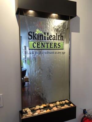 Stunning SkinHealth Centers fountain