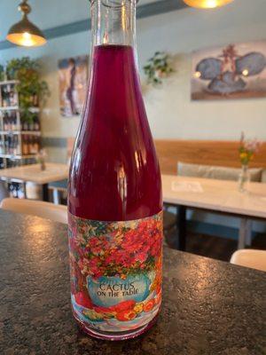 Prickly pear and hibiscus cider!