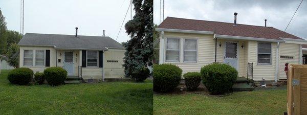 Roof, Siding and Gutters twice due to hail storms!