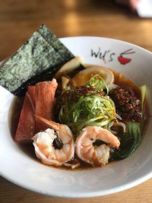 Seafood Ramen w/ spice bomb