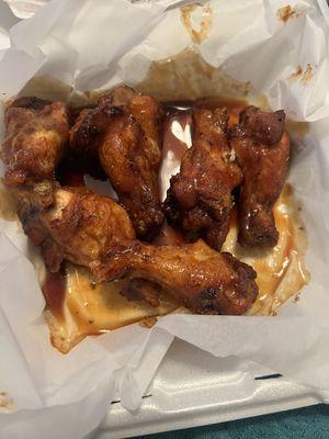 Cajun teriyaki wings