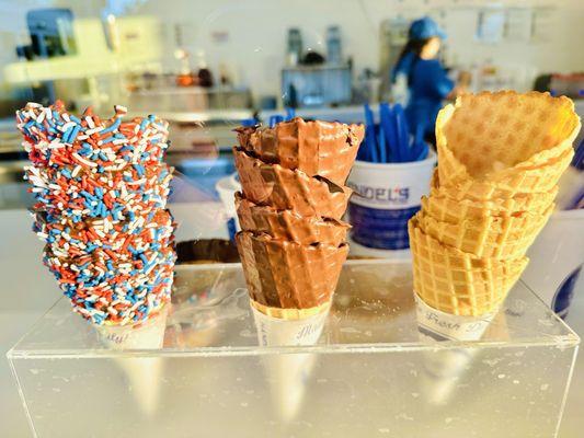 Waffle cones